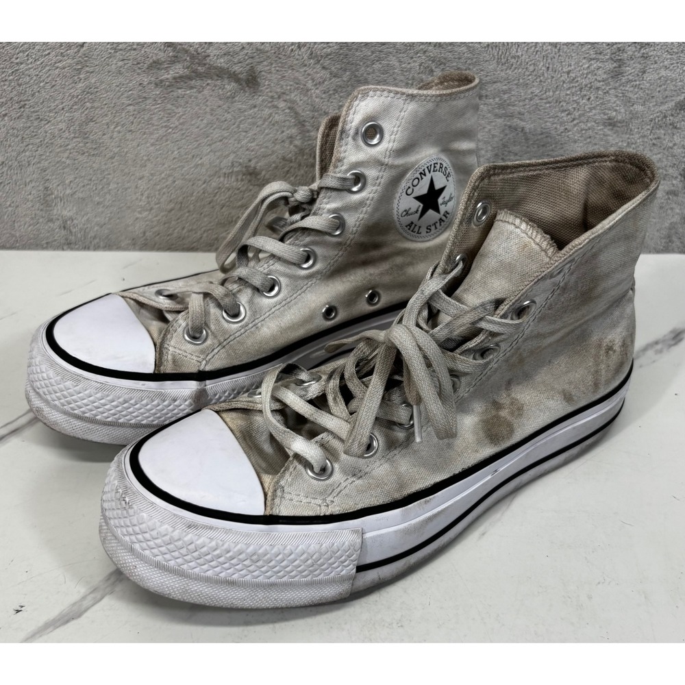 Converse Chuck Taylor All‎ Star Lift Platform Womens 7.5 High top Distressed